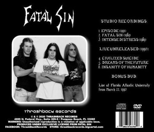 FATAL SIN - Episodes: The Complete Recordings (CD+DVD Deluxe Edition)