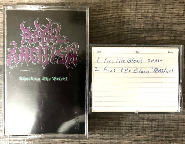 ROYAL ANGUISH - EP & ROUGH MIXES - ORIGINAL CASSETTE & ORIGINAL DAT MASTER BUNDLE